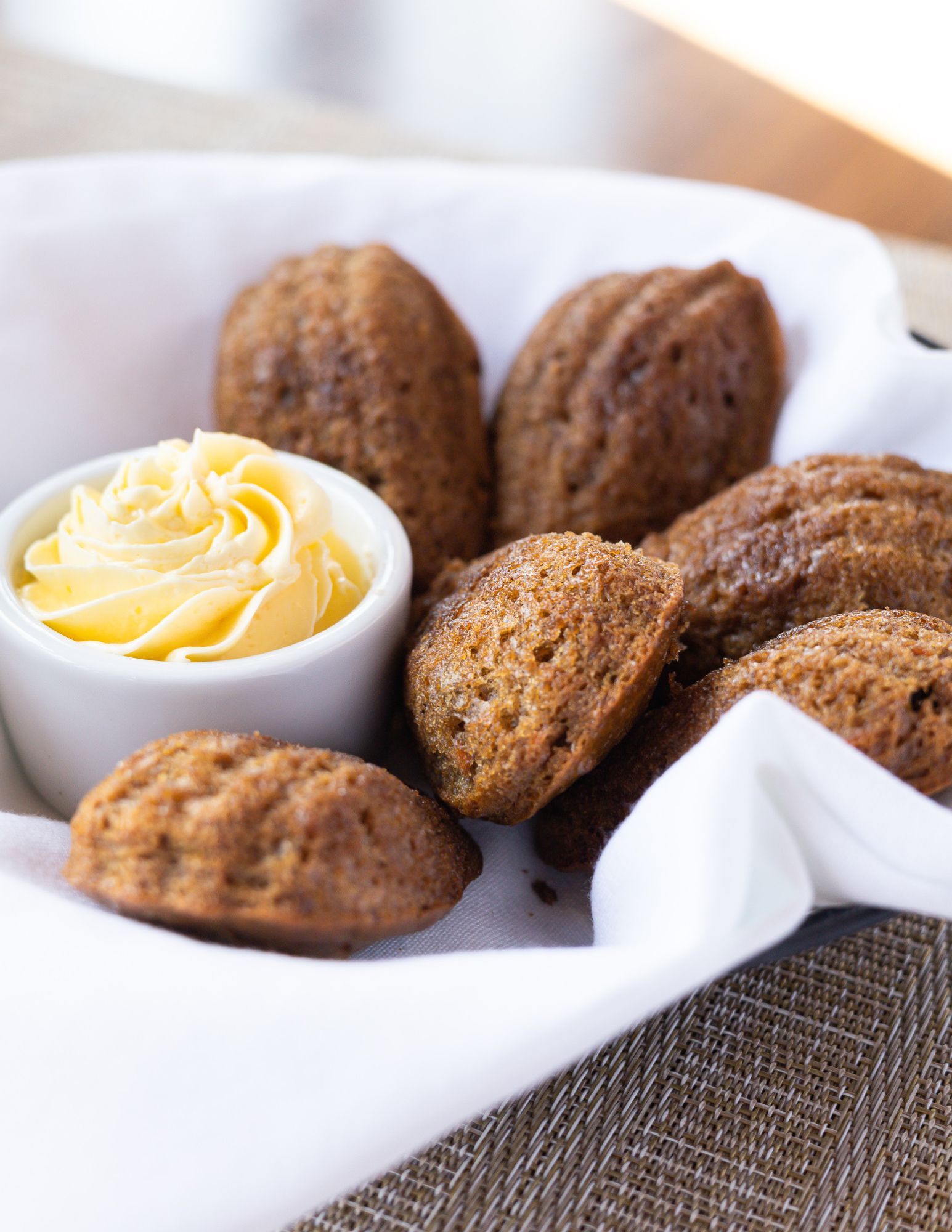 Carrot Raisin Nut Madeleines